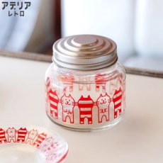 画像1: 【アデリアレトロ / ADERIA RETRO】ボンボン入れ（ミニ）キャット｜昭和レトロ復刻｜ねこ猫ネコキャットcat (1)