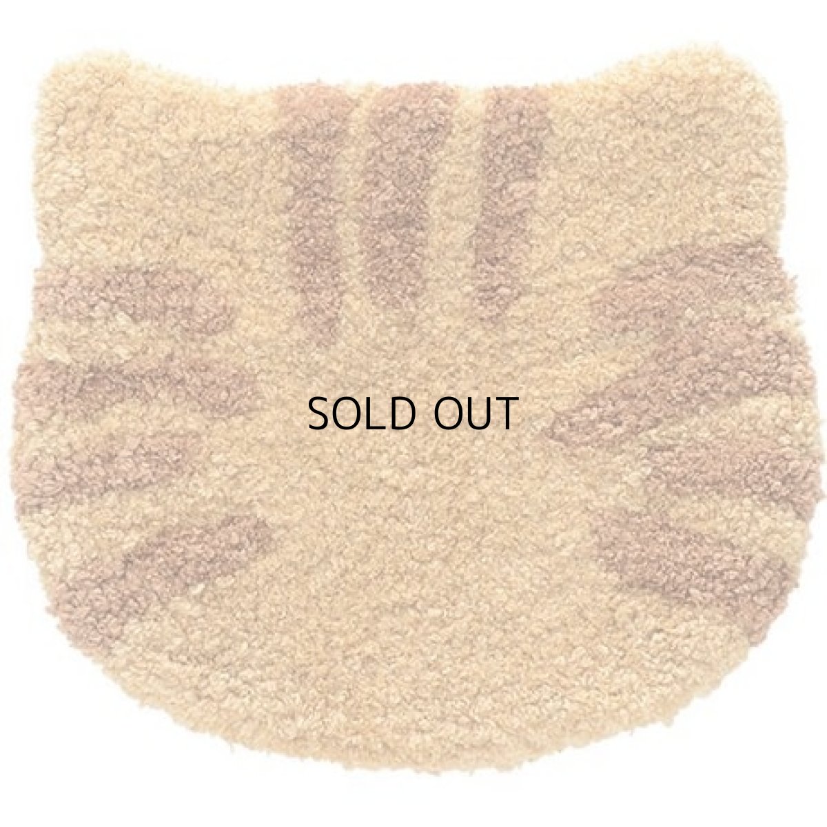 画像1: 【AND PACKABLE／アンドパッカブル】猫型もこもこチェアパッド　◆ 茶トラ | チャトラ | 猫 | ネコ | cat ◆ (1)