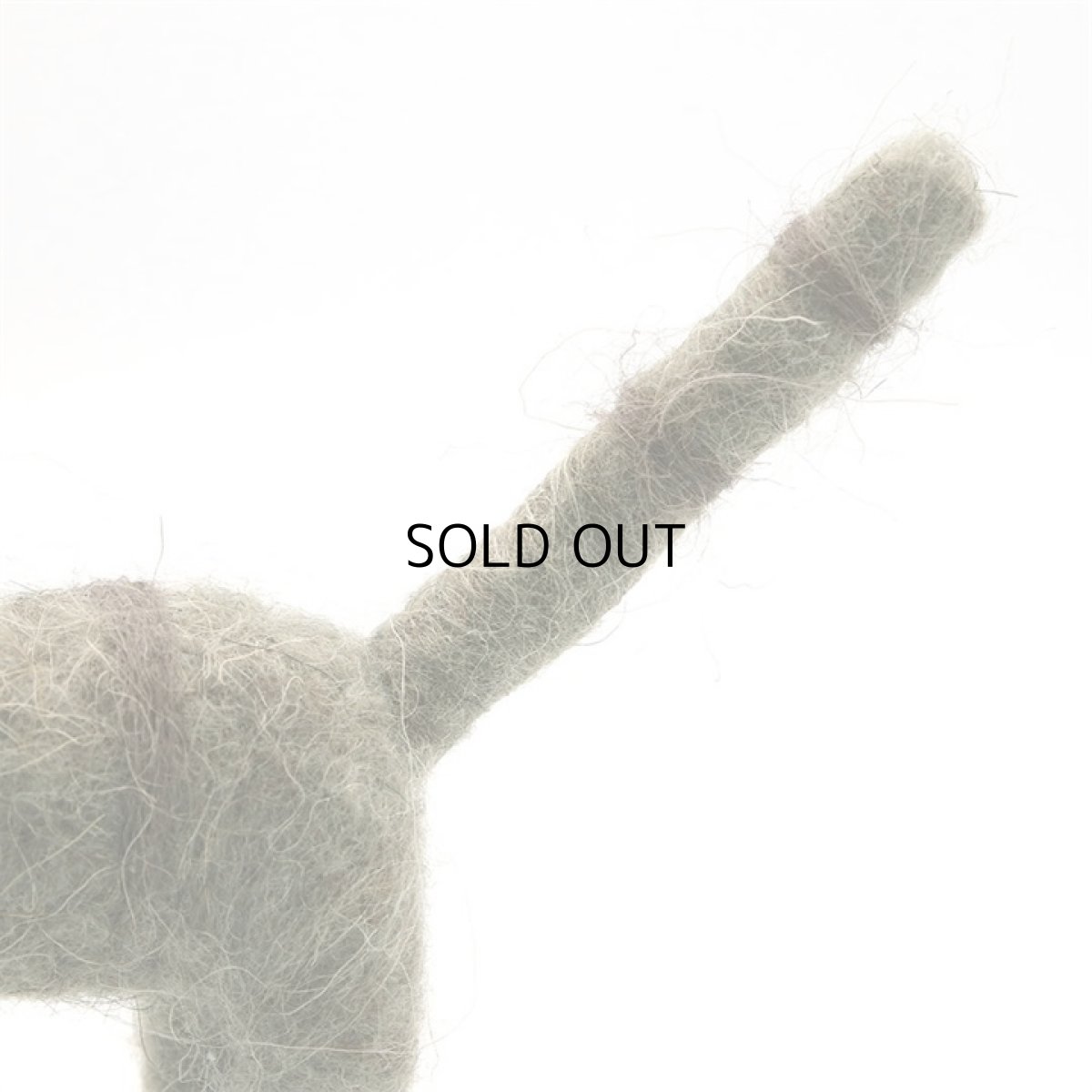 画像8: 【アジアン雑貨・エスニック輸入雑貨】フェルトキャットオブジェ(グレー) ｜ 猫ネコcat (8)