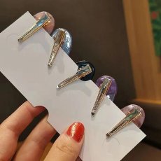 画像5: 国内発送｜ヘアアクセサリー　コロンとお座り猫クリップ｜黒猫×ゴールド｜バレッタ　ヘアピン　髪留め　オシャレ可愛い　ファッション (5)