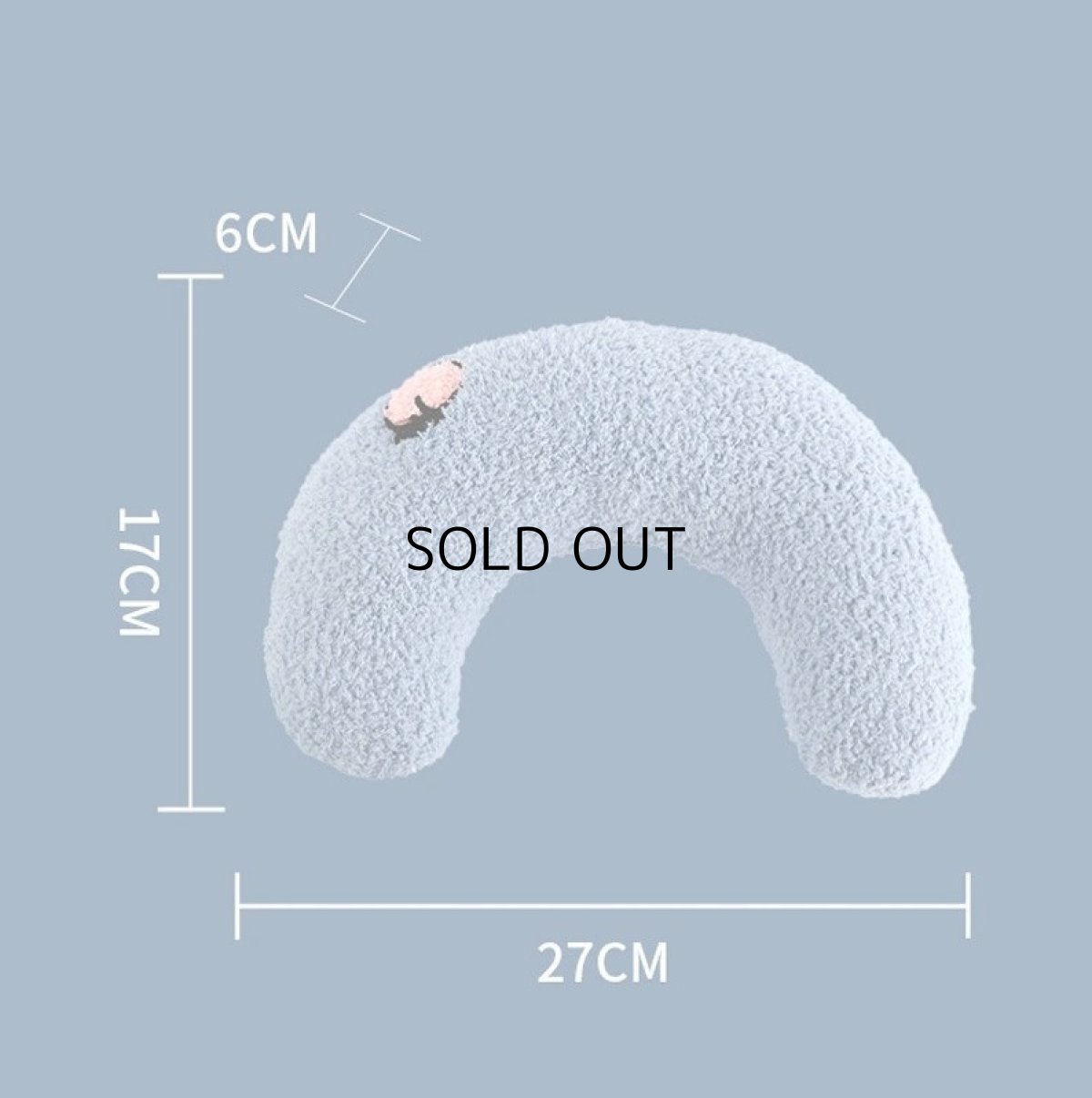 画像5: 国内発送｜猫ちゃん抱き枕｜ピンク｜ベビーピンク×ストロベリー｜ふんわりピロー　もこもこクッション｜リラックス　くつろぎ　保護まくら (5)