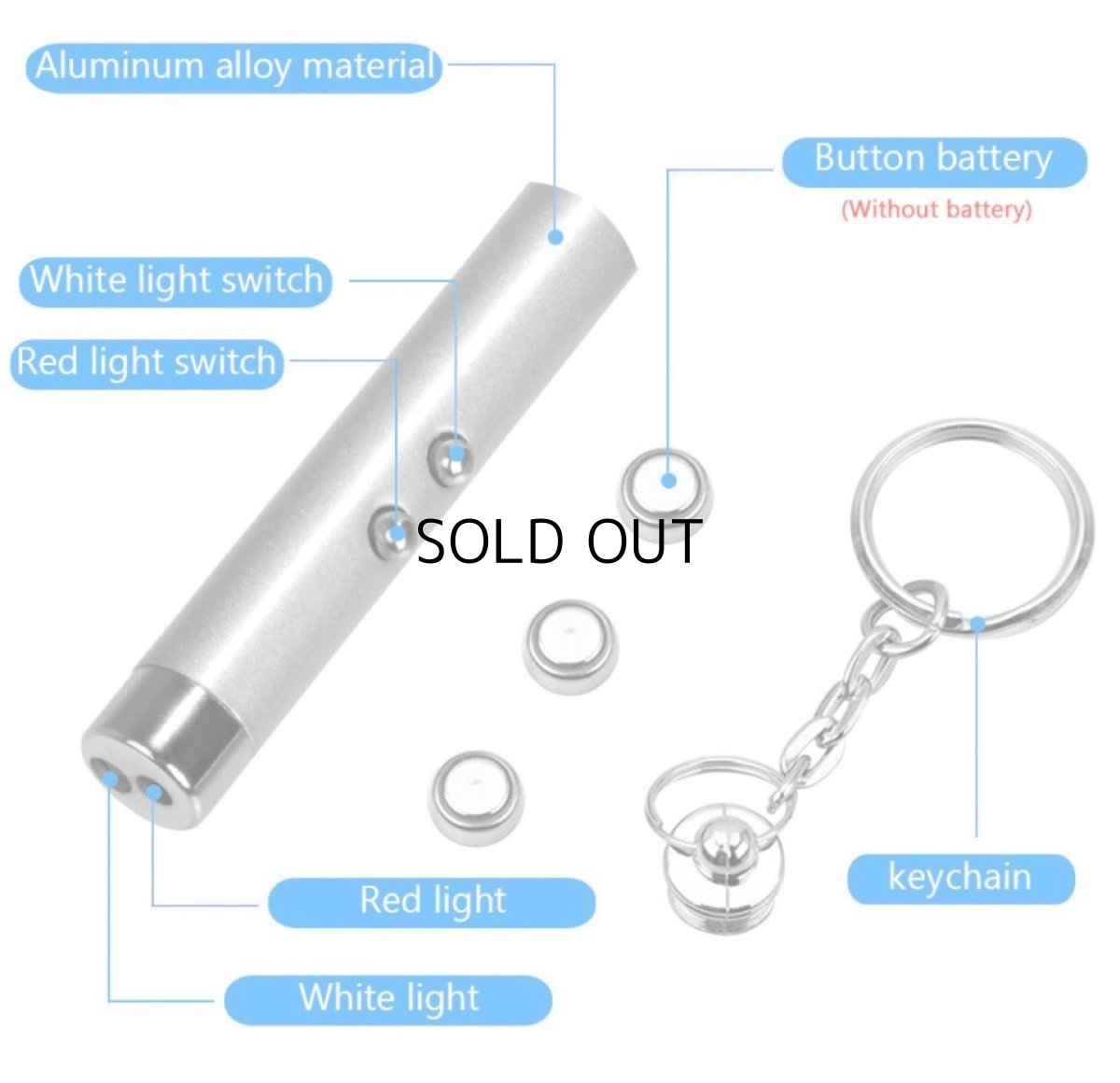 画像7: 国内発送|ペット用品 猫ちゃん猛ダッシュ 猫レーザーポインター|懐中電灯切り替えキーホルダー|ブラック黒|変身 かぶりもの イベント 記念撮影に♪ (7)