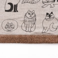 画像4: 【リサ・ラーソン / Lisa Larson】タオル（スケッチねこたち・ガーゼ） フェイスタオル｜猫ねこネコキャットcat (4)