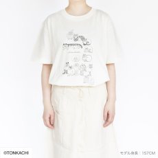 画像5: 【リサ・ラーソン / LISA LARSON】Tシャツ（スケッチねこ・バニラホワイト） - M ｜ 猫ネコねこcat (5)