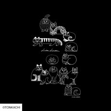 画像4: 【リサ・ラーソン / LISA LARSON】Tシャツ（スケッチねこ・ブラック） - L ｜ 猫ネコねこcat (4)