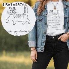画像1: 【リサ・ラーソン / LISA LARSON】Tシャツ（フィリックス・ホワイト） - M ｜ 猫ネコねこcat (1)