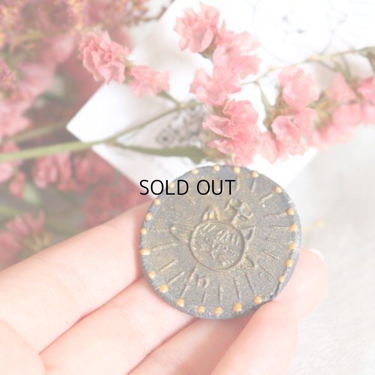 画像7: 【マリのアトリエ】惑星猫バッジ　ねこの惑星スタンプブローチ　猫バッヂ　猫オシャレ雑貨　猫女子　猫柄　猫模様　猫グッズ　猫雑貨　ネコ | 猫 | cat　｜ (7)