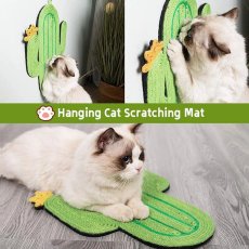 画像3: 国内発送｜天然サイザル麻　オシャレサボテン爪とぎマット｜ペット用品　猫用おもちゃ　お昼寝　運動　気分転換　スキンシップ　リラックス　プレゼント　贈り物 (3)