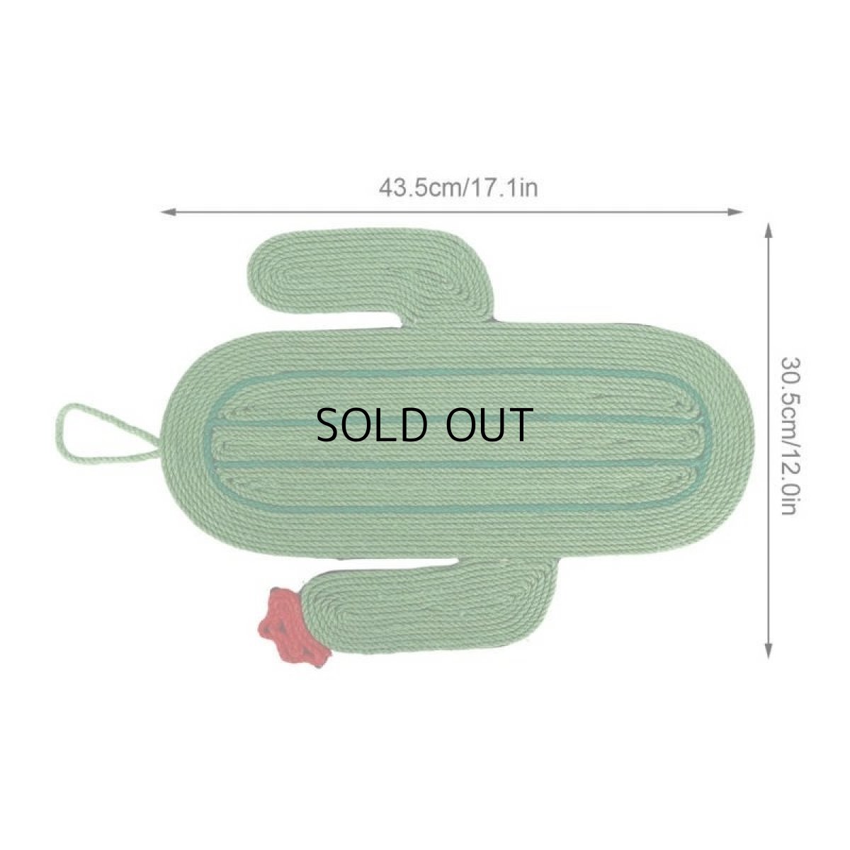 画像6: 国内発送｜天然サイザル麻　オシャレサボテン爪とぎマット｜ペット用品　猫用おもちゃ　お昼寝　運動　気分転換　スキンシップ　リラックス　プレゼント　贈り物 (6)