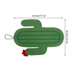 画像6: 国内発送｜天然サイザル麻　オシャレサボテン爪とぎマット｜ペット用品　猫用おもちゃ　お昼寝　運動　気分転換　スキンシップ　リラックス　プレゼント　贈り物 (6)