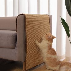 画像4: 国内発送｜天然サイザル麻　オシャレシンプル爪とぎマット｜ペット用品　猫用おもちゃ　お昼寝　運動　気分転換　スキンシップ　リラックス　プレゼント　贈り物 (4)