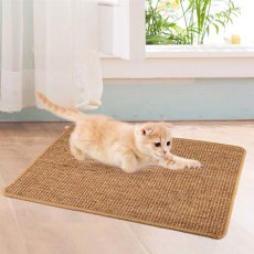 画像5: 国内発送｜天然サイザル麻　オシャレシンプル爪とぎマット｜ペット用品　猫用おもちゃ　お昼寝　運動　気分転換　スキンシップ　リラックス　プレゼント　贈り物 (5)