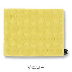 画像3: 【マタノアツコ / Atsuko Matano】おしくらMEME バスマット クロネコメメ黒猫｜2種類から選べる  10 ホワイト / 52 イエロー｜ねこ猫ネコキャットcat (3)