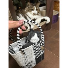 画像6: 【松尾ミユキ】Cat Face Towel Matsuo Miyuki｜猫顔ぬいぐるみハンドタオル｜ハチワレ猫｜ねこネコcat (6)
