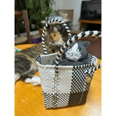 画像3: 【松尾ミユキ】Cat Face Towel Matsuo Miyuki｜猫顔ぬいぐるみハンドタオル｜ハチワレ猫｜ねこネコcat (3)