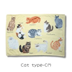 画像3: 松尾ミユキ / Matsuo Miyuki｜Boa Blanket　もこもこボアブランケット｜4種類から選べる Cat Face-BE / Cat Face-DGY / Cat type-NV / Cat type-CM｜ねこ猫ネコキャットcat (3)