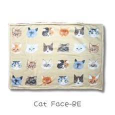 画像6: 松尾ミユキ / Matsuo Miyuki｜Boa Blanket　もこもこボアブランケット｜4種類から選べる Cat Face-BE / Cat Face-DGY / Cat type-NV / Cat type-CM｜ねこ猫ネコキャットcat (6)