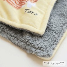 画像9: 松尾ミユキ / Matsuo Miyuki｜Boa Blanket　もこもこボアブランケット｜4種類から選べる Cat Face-BE / Cat Face-DGY / Cat type-NV / Cat type-CM｜ねこ猫ネコキャットcat (9)