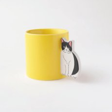 画像7: 松尾ミユキ / Matsuo Miyuki｜＼送料込・4個セット／Cat handle mug　ねこの持ち手マグカップ｜4種類から選べる Pepper / Pumpkin / Noisettes / Chloe｜猫ねこネコキャットcat (7)