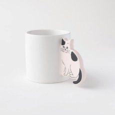 画像10: 松尾ミユキ / Matsuo Miyuki｜＼送料込・4個セット／Cat handle mug　ねこの持ち手マグカップ｜4種類から選べる Pepper / Pumpkin / Noisettes / Chloe｜猫ねこネコキャットcat (10)
