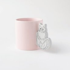 画像13: 松尾ミユキ / Matsuo Miyuki｜＼送料込・4個セット／Cat handle mug　ねこの持ち手マグカップ｜4種類から選べる Pepper / Pumpkin / Noisettes / Chloe｜猫ねこネコキャットcat (13)