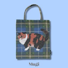 画像5: 【松尾ミユキ】Mini bag cat check back｜ミニバッグ チェック｜選べる4種類　Leo/Mugi/Lin/Maron｜猫ねこネコ (5)