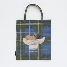 画像6: 【松尾ミユキ】Mini bag cat check back｜ミニバッグ チェック｜選べる4種類　Leo/Mugi/Lin/Maron｜猫ねこネコ (6)