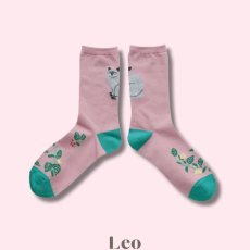 画像8: 【松尾ミユキ】Back Cat socks｜靴下　くつ下｜選べる5種類　Momo/Leo/Mugi/Lin/Maron｜猫ねこネコ (8)