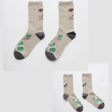 画像7: 【松尾ミユキ】Back Cat socks｜靴下　くつ下｜選べる5種類　Momo/Leo/Mugi/Lin/Maron｜猫ねこネコ (7)