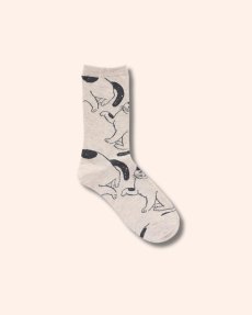 画像3: 【松尾ミユキ】Cat socks｜靴下　くつ下｜選べる4種類　Pumpkin/Noisettes/Pepper/Chloe｜猫ねこネコ (3)
