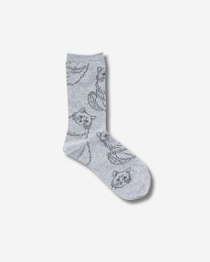 画像9: 【松尾ミユキ】Cat socks｜靴下　くつ下｜選べる4種類　Pumpkin/Noisettes/Pepper/Chloe｜猫ねこネコ (9)