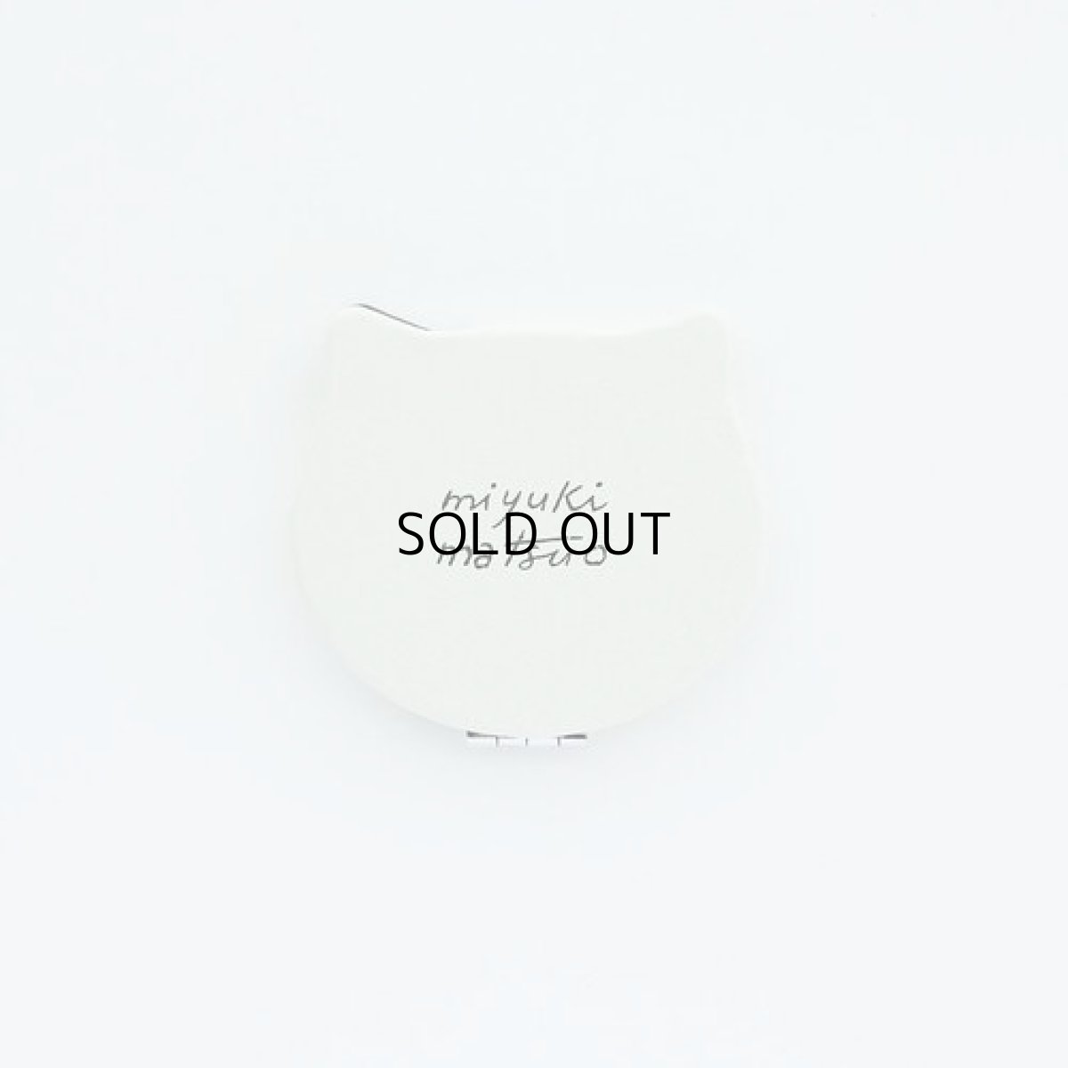 画像3: 【松尾ミユキ】Compact Mirror Cat Matsuo Miyuki｜キャットフェイス　猫型コンパクトミラー｜化粧雑貨エチケット女子力オシャレグッズ｜ネコねこcat (3)