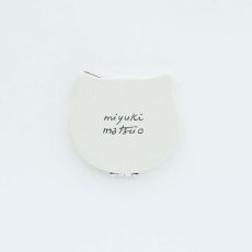画像3: 【松尾ミユキ】Compact Mirror Cat Matsuo Miyuki｜キャットフェイス　猫型コンパクトミラー｜化粧雑貨エチケット女子力オシャレグッズ｜ネコねこcat (3)
