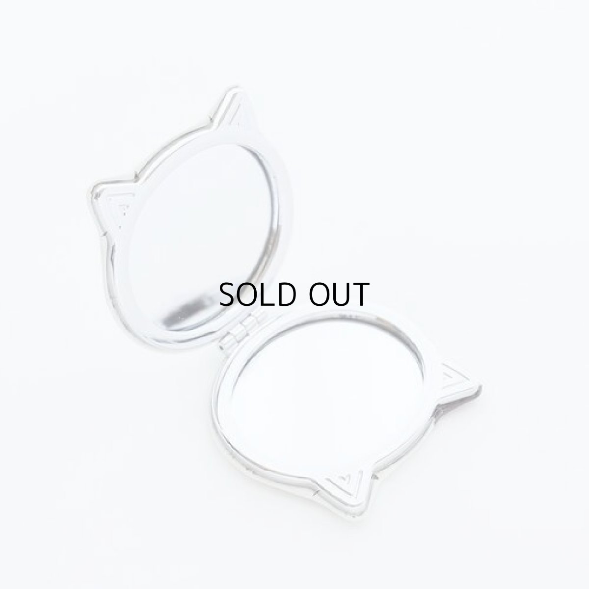 画像4: 【松尾ミユキ】Compact Mirror Cat Matsuo Miyuki｜キャットフェイス　猫型コンパクトミラー｜化粧雑貨エチケット女子力オシャレグッズ｜ネコねこcat (4)