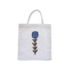 画像2: 【松尾ミユキ】猫刺しゅうミニバッグ｜Gray cat｜ネコ白｜Embroidery Mini bag Matsuo Miyuki｜ハンドバッグ｜かばん｜カバン｜ (2)
