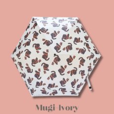 画像12: 【松尾ミユキ】Folding umbrella 晴雨兼用折りたたみ傘｜４種類から選べる♪Leo/Mugi/Lin/Maron｜超軽量・UV・撥水加工♪11103｜ネコ猫ねこ (12)