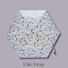 画像6: 【松尾ミユキ】Folding umbrella 晴雨兼用折りたたみ傘｜４種類から選べる♪Leo/Mugi/Lin/Maron｜超軽量・UV・撥水加工♪11103｜ネコ猫ねこ (6)