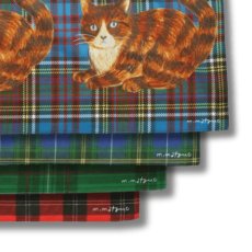 画像6: 【松尾ミユキ】Handkerchief cat check back 11117｜ハンカチーフ　キャット　チェック　バック　11117｜選べる4種類♪Leo/Mugi/Lin/Maron (6)