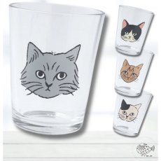 画像2: 【松尾ミユキ】Mini glass 5.5oz 115ml｜ミニグラスカップ 5.5oz 115ml｜選べる４種類♪Pumpkin/Noisettes/Pepper/Chloe｜猫ネコねこ (2)