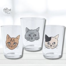 画像8: 【松尾ミユキ】Mini glass 5.5oz 115ml｜ミニグラスカップ 5.5oz 115ml｜選べる４種類♪Pumpkin/Noisettes/Pepper/Chloe｜猫ネコねこ (8)