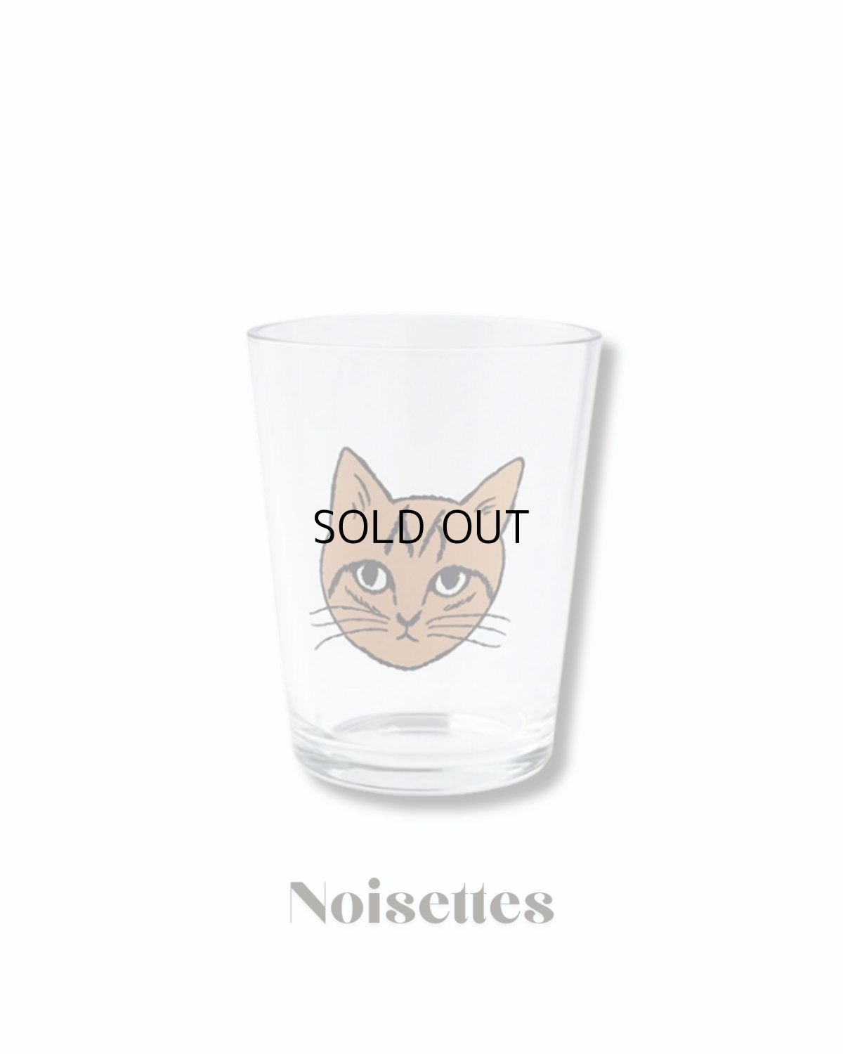 画像4: 【松尾ミユキ】3点セット♪ Mini glass 5.5oz 115ml|ミニグラスカップ 5.5oz 115ml|Pumpkin / Noisettes / Chloe|猫ネコねこ (4)