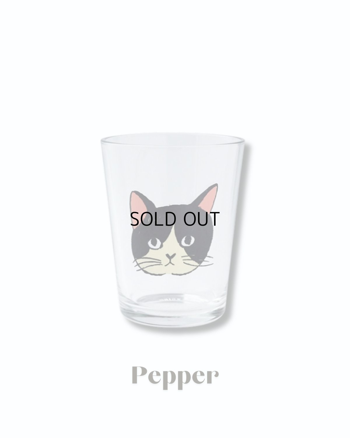 画像5: 【松尾ミユキ】3点セット♪ Mini glass 5.5oz 115ml|ミニグラスカップ 5.5oz 115ml|Pumpkin / Noisettes / Chloe|猫ネコねこ (5)