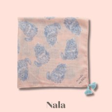 画像7: 【松尾ミユキ】Tassel Cloth｜タッセルクロス｜ボンボン付きハンカチ｜４種類から選べる♪Momo / Bushy / Perle / Shima｜ネコ猫ねこ (7)