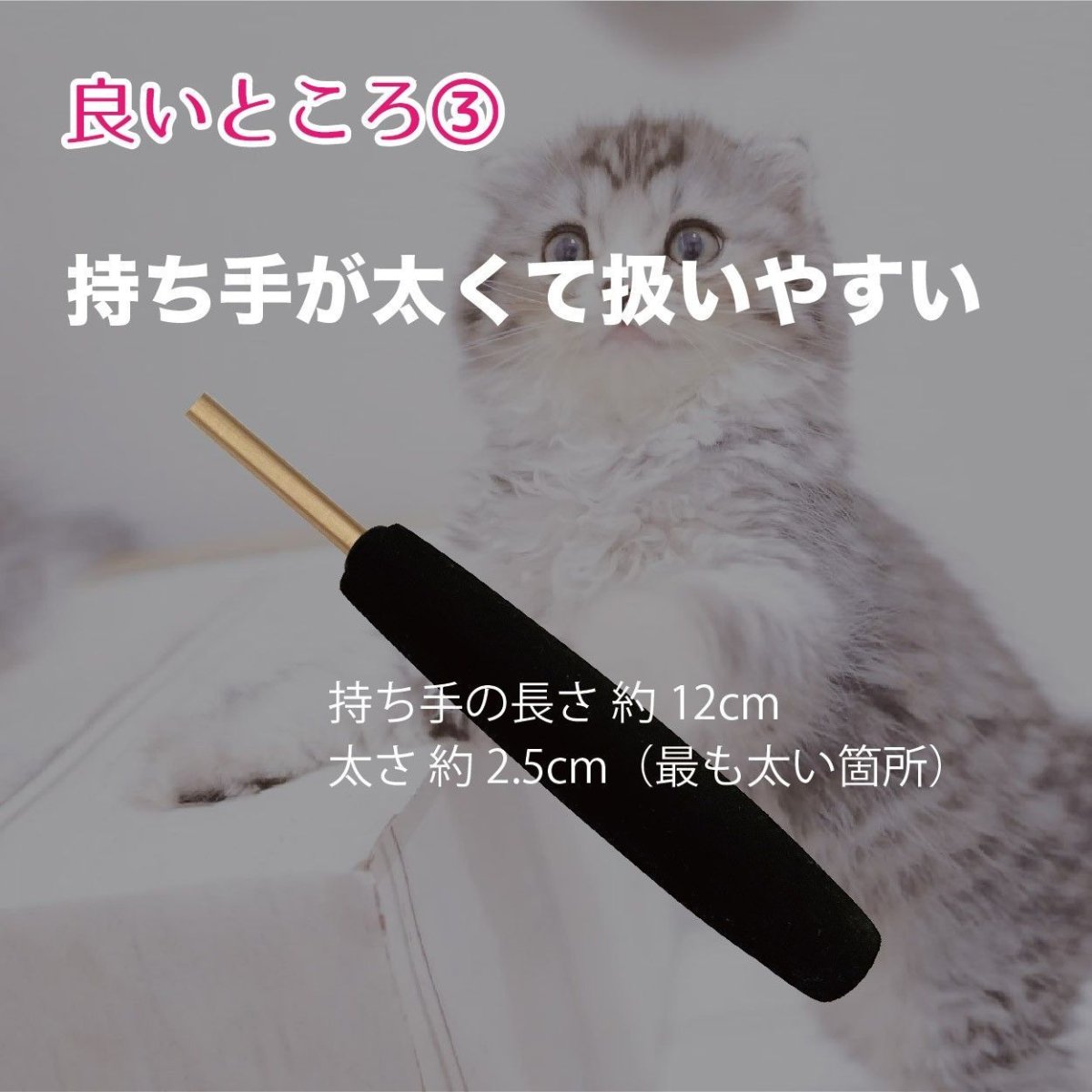 画像5: 【デザイナー直送品】送料込み【仲良くなりたいにゃ】猫じゃらし|つい夢中に♪デザイナーが作った丈夫な素材と選べるカラバリ♪ 青/ピンク/黄色/緑|♥チャリティ―商品♥ (5)