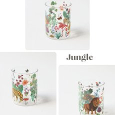 画像9: 【Nathalie Lete】【４種セット♪】Heat resistant Middle glass｜ナタリー・レテ　耐熱ガラスコップ｜Jungle/Cats/Rabbits/Circus｜猫ねこネコ (9)