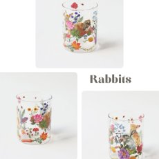 画像11: 【Nathalie Lete】【４種セット♪】Heat resistant Middle glass｜ナタリー・レテ　耐熱ガラスコップ｜Jungle/Cats/Rabbits/Circus｜猫ねこネコ (11)