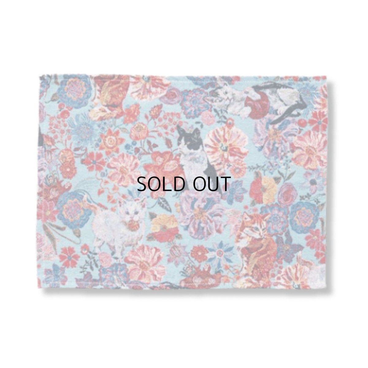 画像2: 【Nathalie Lete】【４枚セット】プレイスマット　Cat/510203｜ランチョンマット　キャット｜テーブルウェア｜猫ネコ (2)