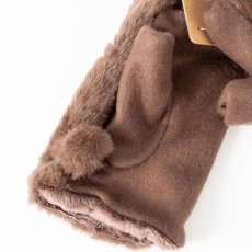 画像10: ふわふわフェイクネコファー指ぬきグローブ|3種類から選べるカラー ブラウン/グレイ/ブラック|猫ねこキャットcat (10)