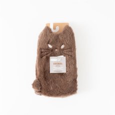 画像13: ふわふわフェイクネコファー指ぬきグローブ|3種類から選べるカラー ブラウン/グレイ/ブラック|猫ねこキャットcat (13)