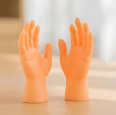 画像2: 国内発送｜ペット用品　猫なで指サック｜選べる！右手　左手｜おもしろおもちゃ｜ソフビ指人形｜ラバートイ｜ミニフィンガーペットトイ｜猫用おもちゃ　お昼寝　運動　気分転換　スキンシップ　リラックス (2)